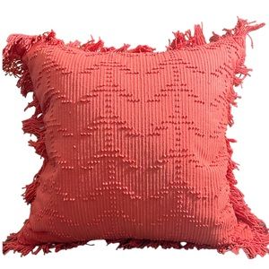 DKNY FRINGE EDGE THROW PILLOW